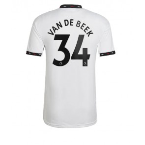 Manchester United Donny van de Beek #34 Bortatröja 2022-23 Kortärmad